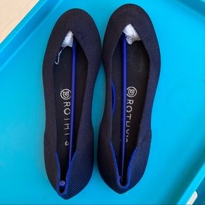 Navy Blue Rothy’s Flats